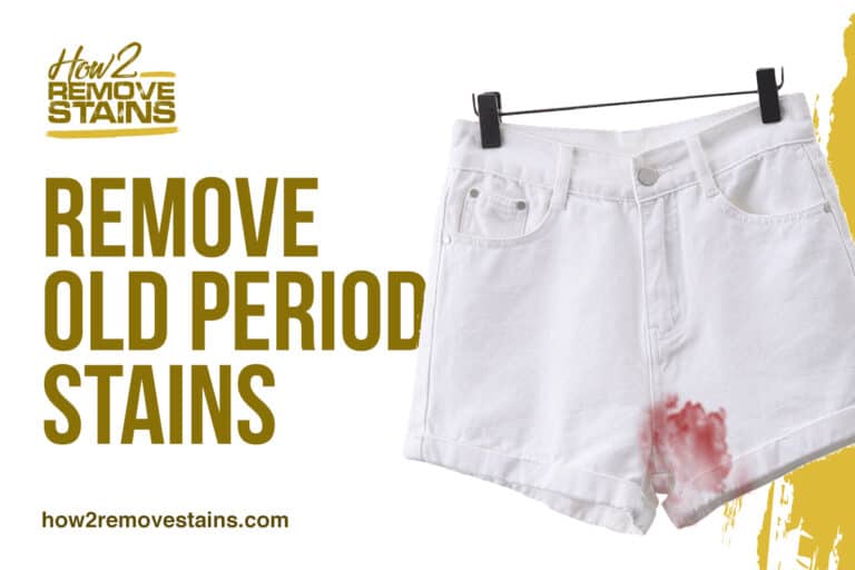 How To Get Old Period Stains Out Of Jeans