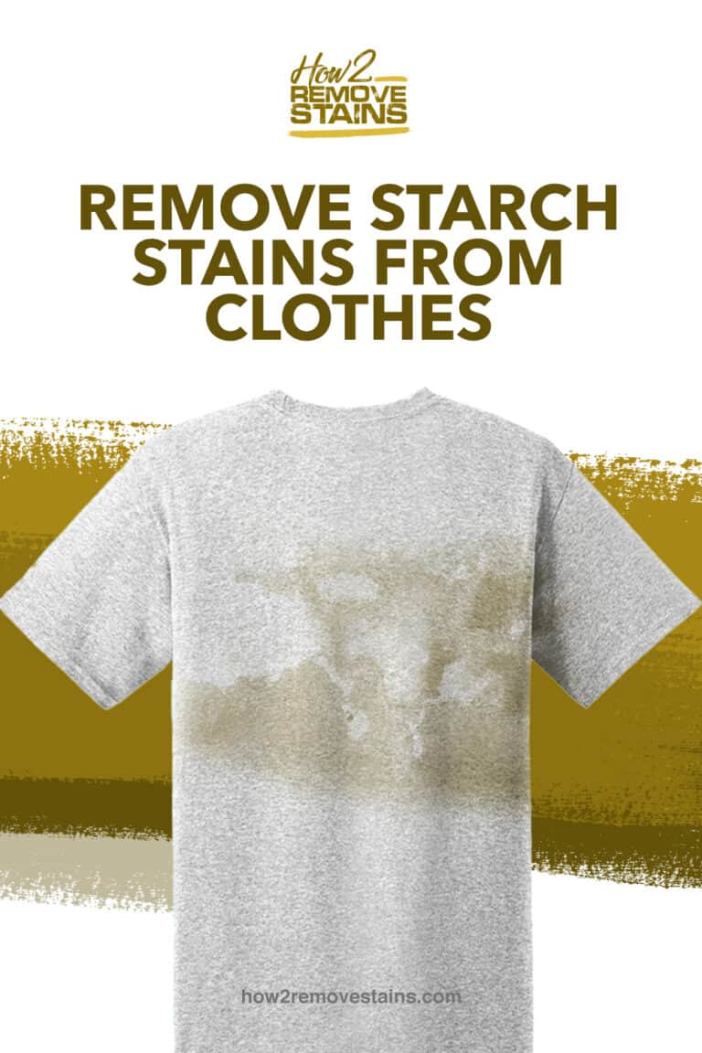 How To Remove Starch From Clothing - Daniel Buslow