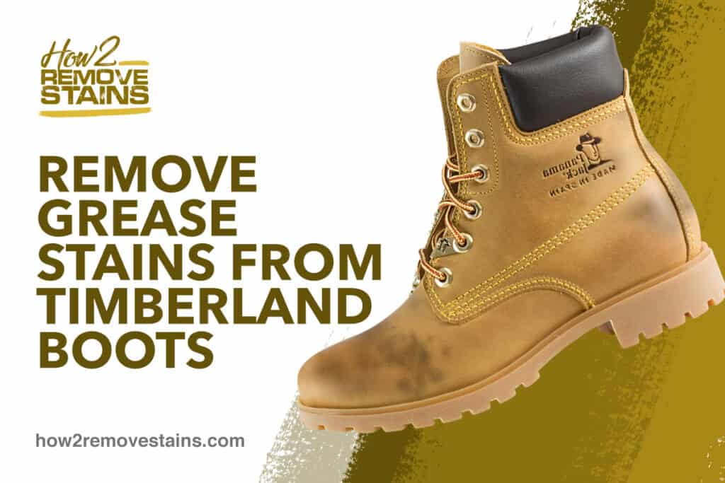 remove stain from timberland boots