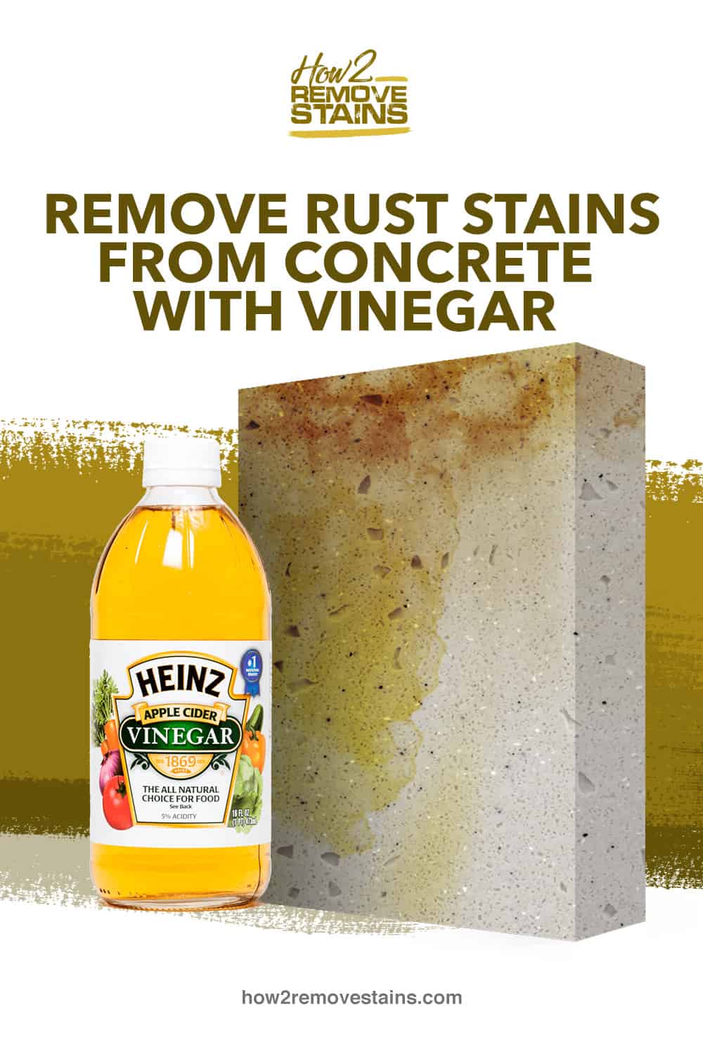 How to remove rust stains from concrete with vinegar [ Detailed Answer ]