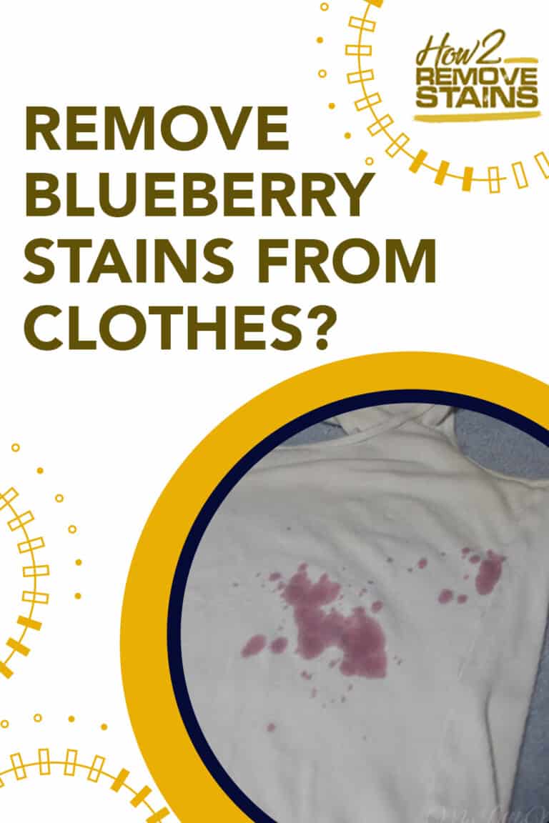 How to remove blueberry stains from clothes [ Detailed Answer ]