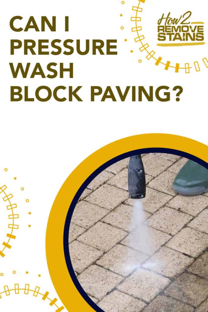Can I pressure wash block paving?