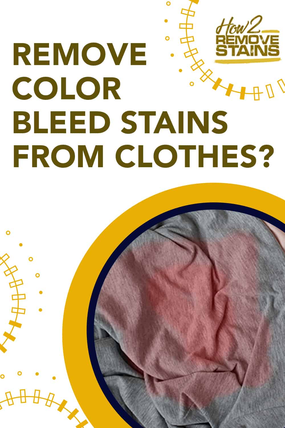 How to remove color bleed stains from clothes [ Detailed Answer ]