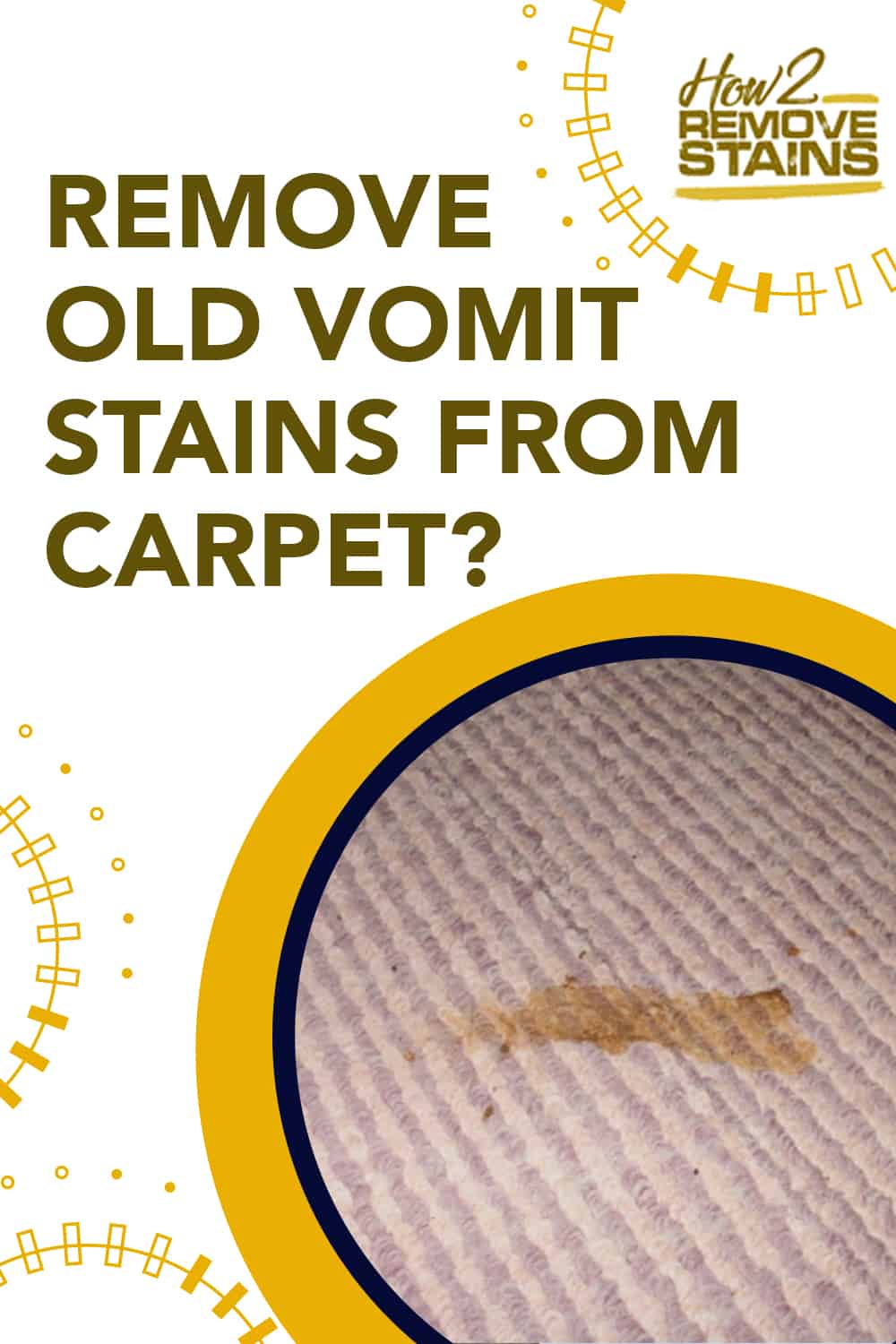 How To Remove Dark Vomit Stains From Carpet